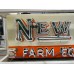 New "New Idea Farm Equipment" Painted Sign with Triple Stroke Neon 72"W x 24"H 